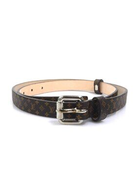 Louis Vuitton Belt Santure M6897 Initials Black 3402 Louis Vuitton | Accessories | Louis Vuitton Damier Ebene  main image 4